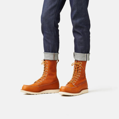 Red Wing Shoes | 8-Inch Classic Moc Boot in Brown Leather 877