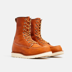 Red Wing Shoes | 8-Inch Classic Moc Boot in Brown Leather 877