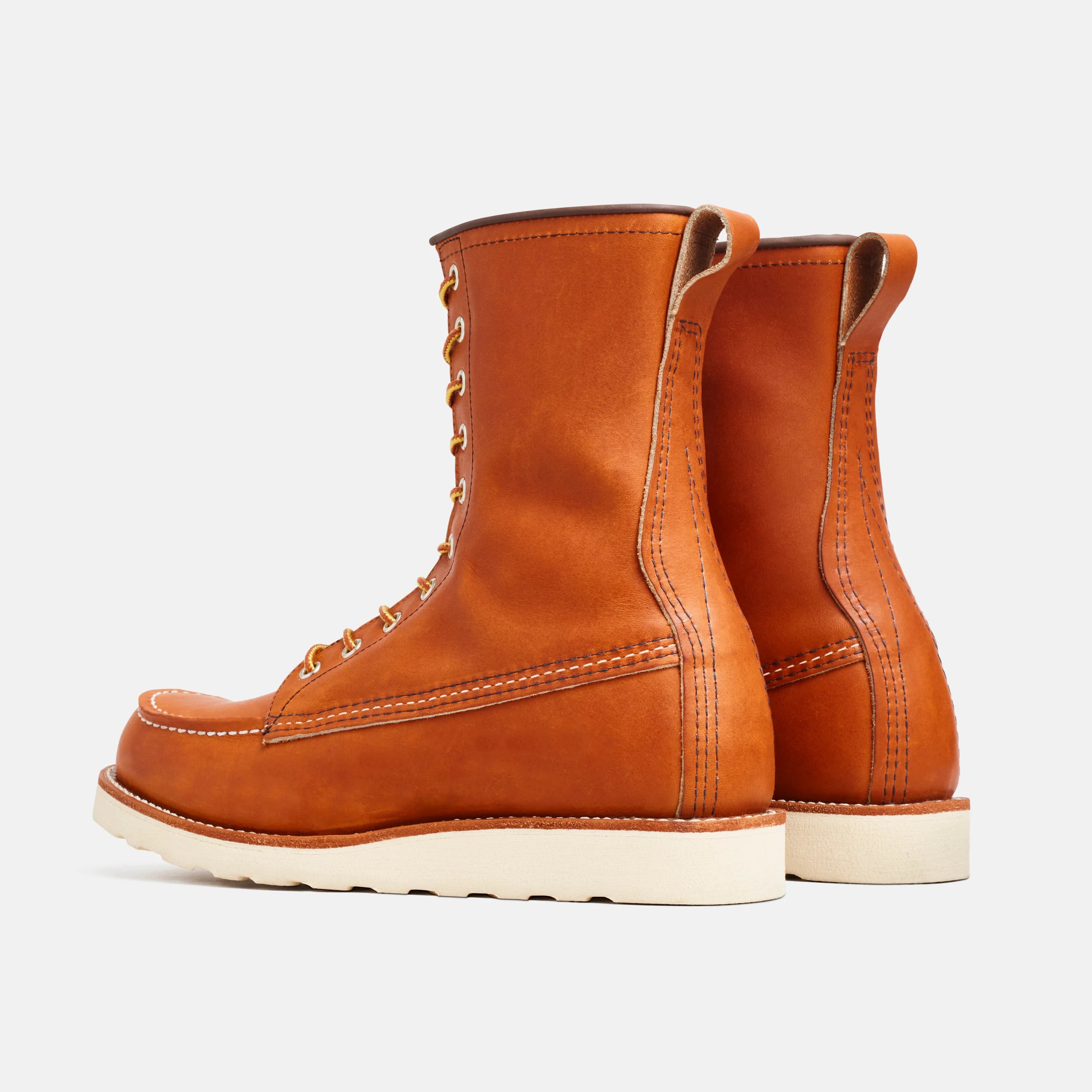 Red Wing Shoes | 8-Inch Classic Moc Boot in Brown Leather 877