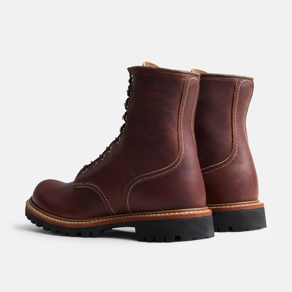 Red Wing Shoes | Logger Boot in Briar Oil Slick Leather 4585 | Red Wing Heritage