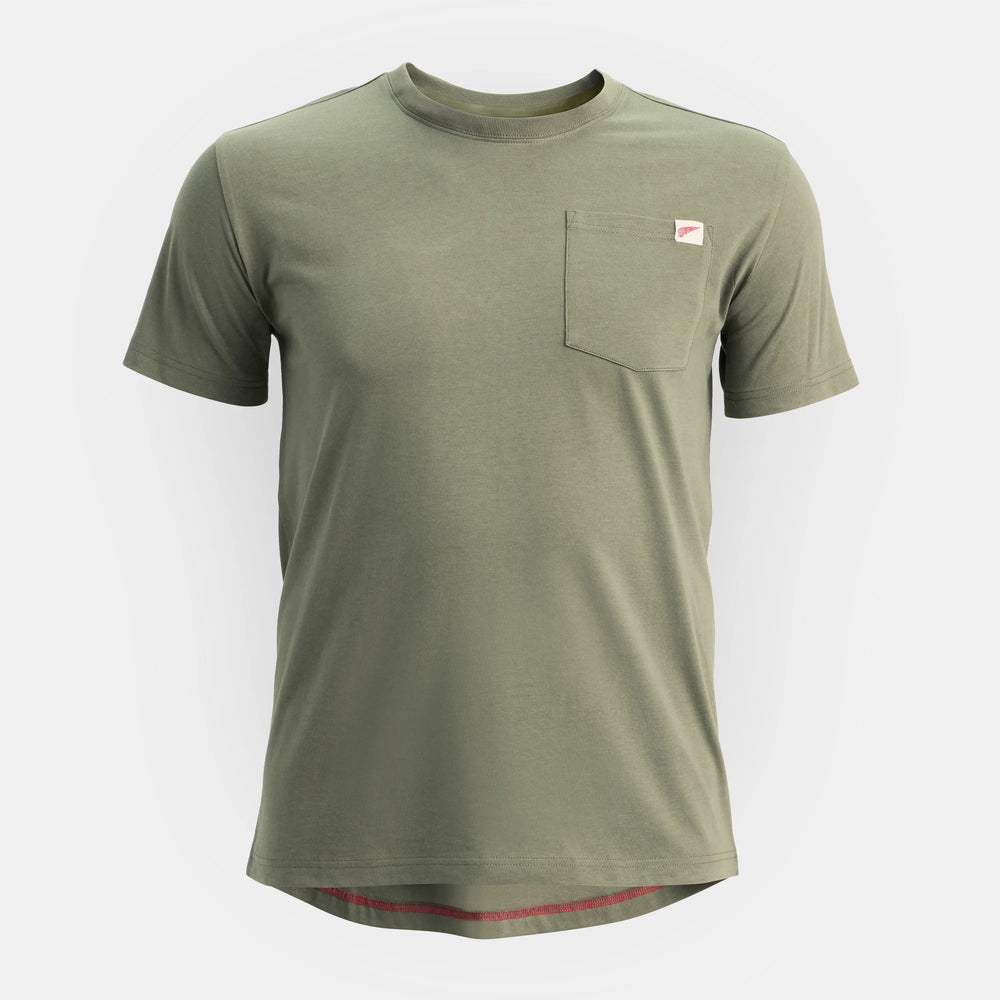 Red Wing Shoes | Short Sleeve Pocket T-Shirt in Olive Green 98473