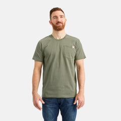 Red Wing Shoes | Short Sleeve Pocket T-Shirt in Olive Green 98473