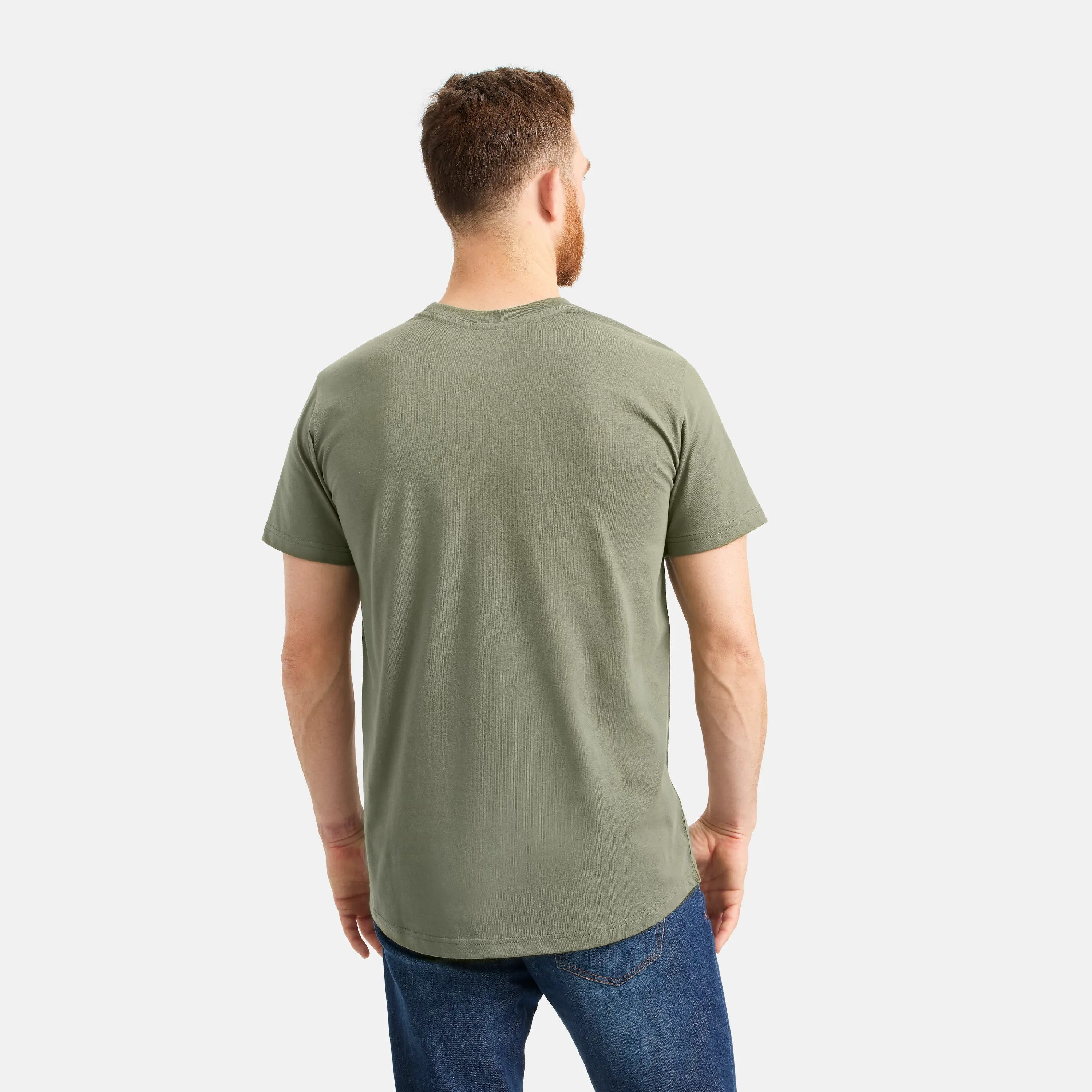 Red Wing Shoes | Short Sleeve Pocket T-Shirt in Olive Green 98473