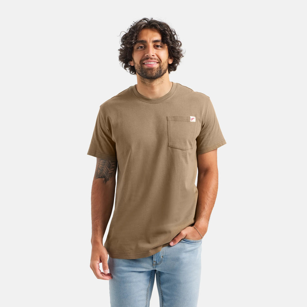 Red Wing Shoes | Short Sleeve Pocket T-Shirt in Brown 98471