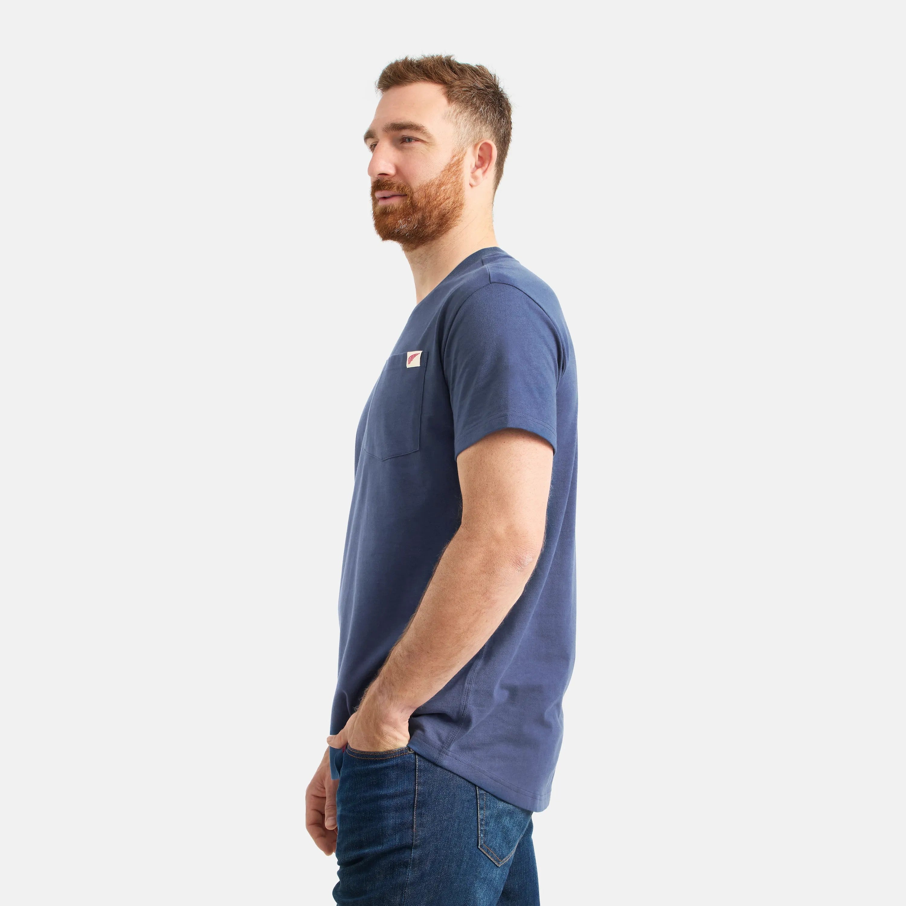 Red Wing Shoes | Short Sleeve Pocket T-Shirt in Navy 98470