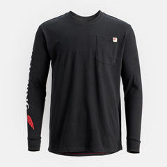 Red Wing Shoes | Long Sleeve Classic Pocket Tee in Black 98474