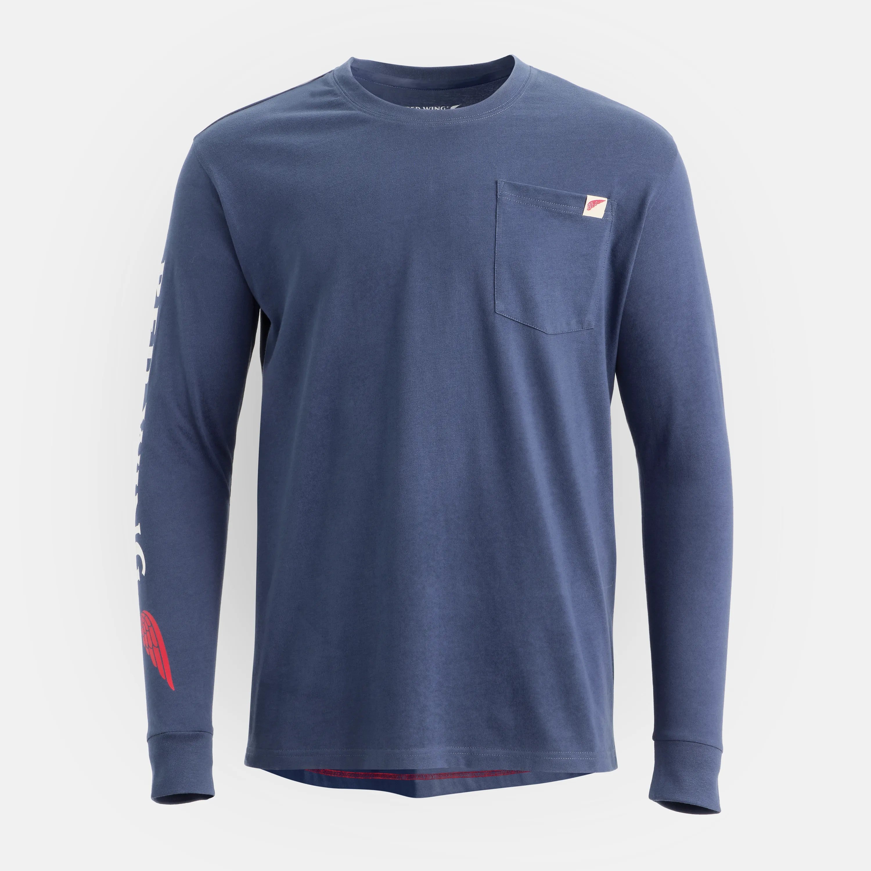Red Wing Shoes | Long Sleeve Classic Pocket Tee in Navy 98476