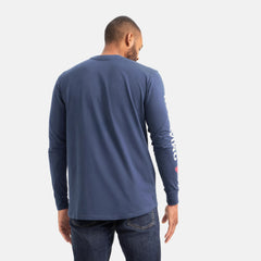 Red Wing Shoes | Long Sleeve Classic Pocket Tee in Navy 98476