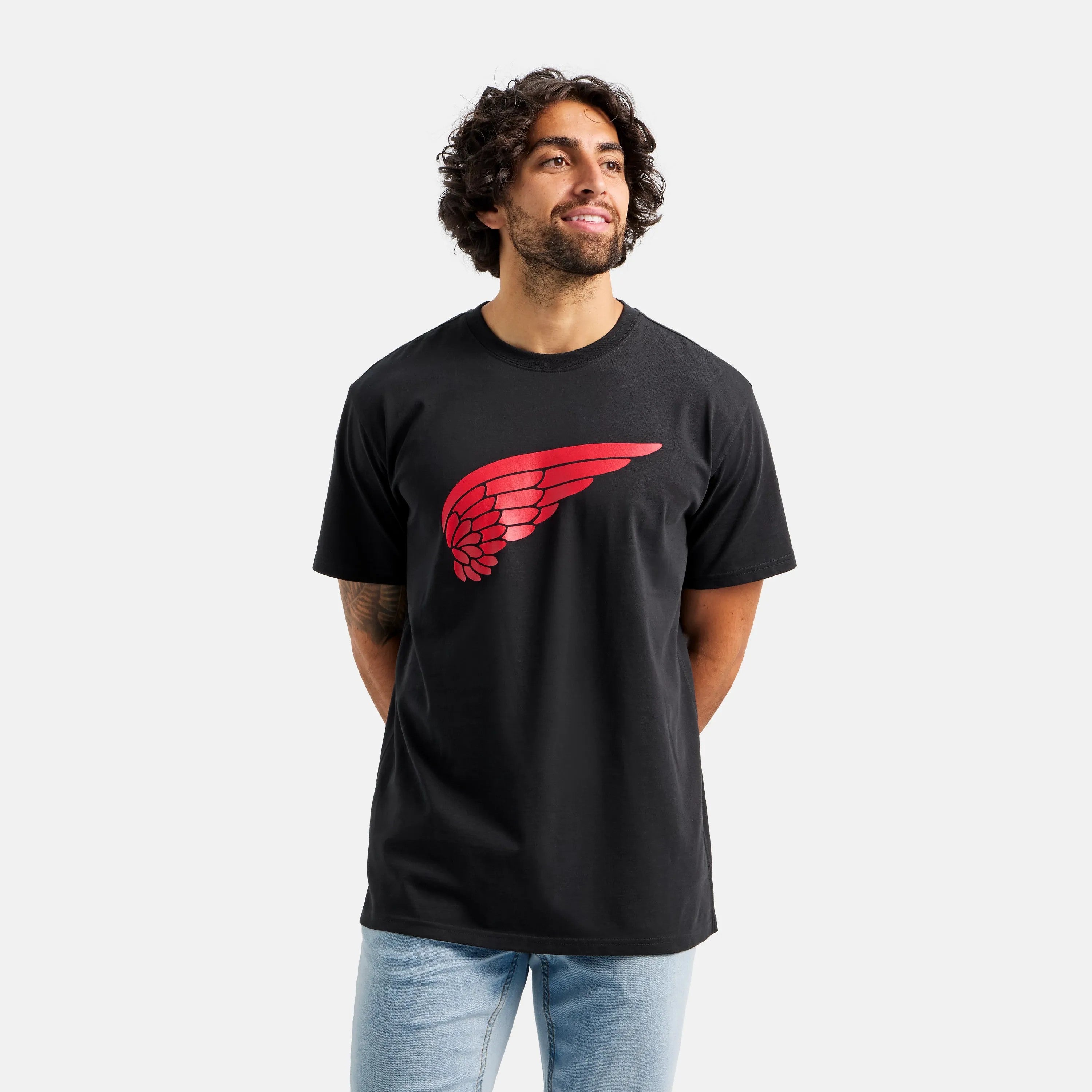Red Wing Shoes | Short Sleeve Classic Wing Tee in Black 98478