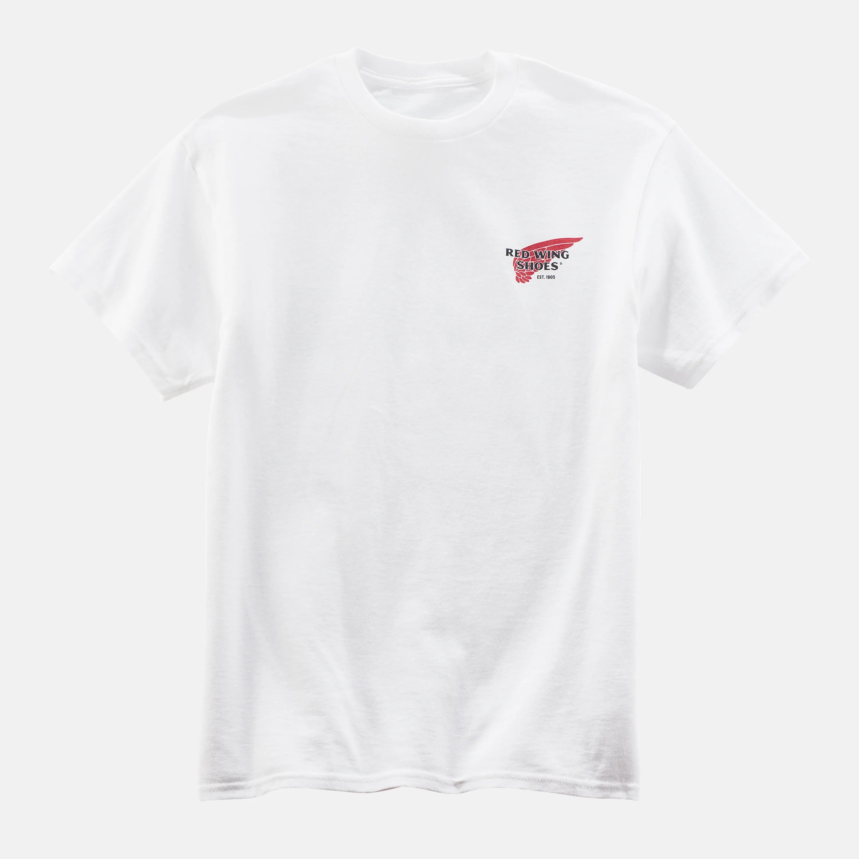 Red Wing Shoes | Unisex Red Wing Shoes Logo T-Shirt in White 97610 | Red Wing Heritage
