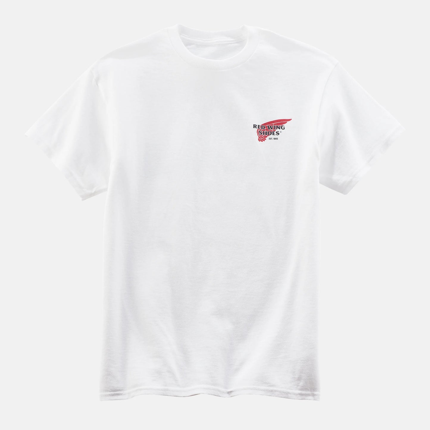 Red Wing Shoes | Unisex Red Wing Shoes Logo T-Shirt in White 97610 | Red Wing Heritage