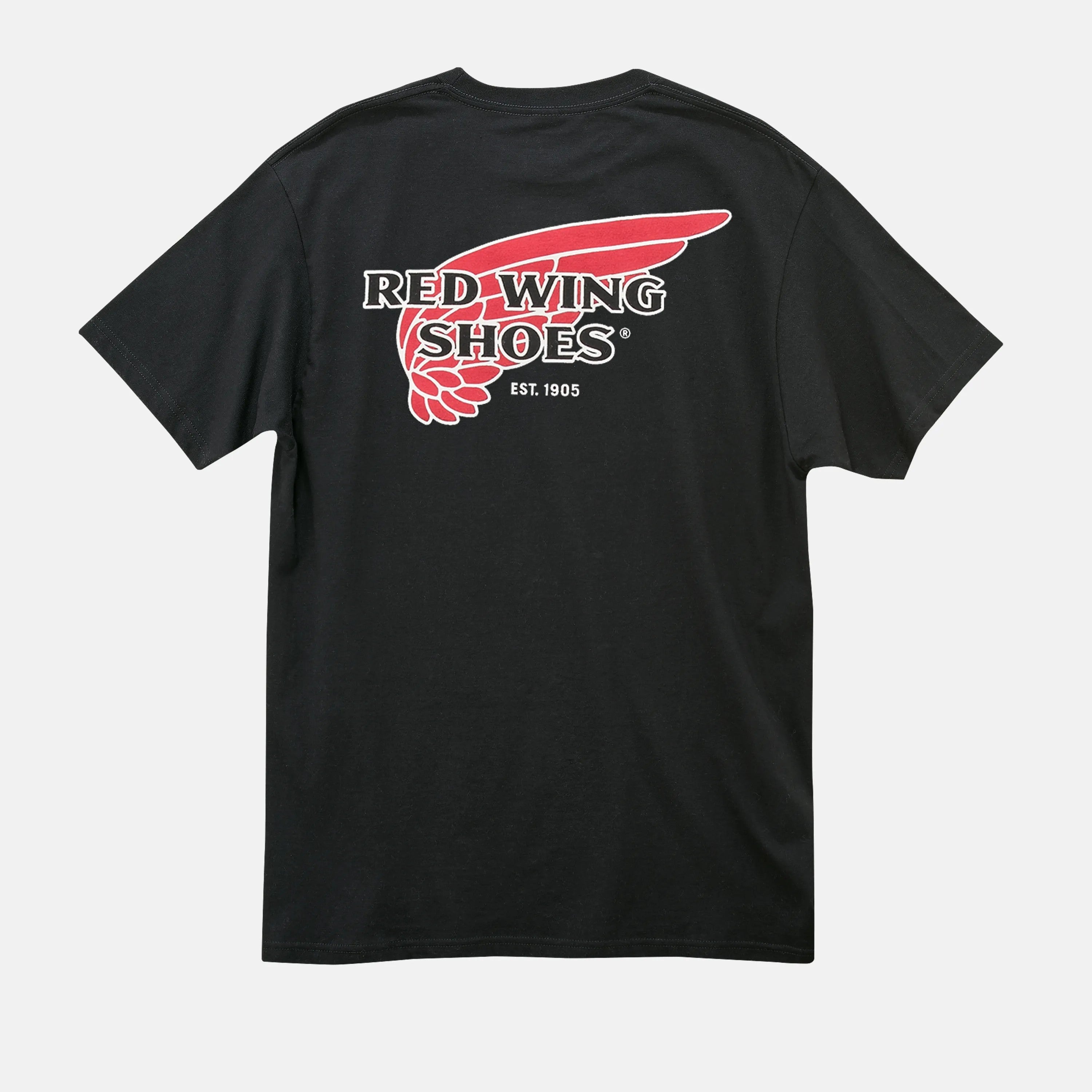 Red Wing Shoes | Unisex Red Wing Shoes Logo T-Shirt in Black 97611 | Red Wing Heritage