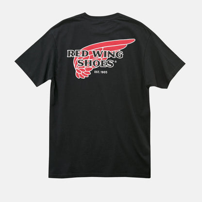 Red Wing Shoes | Unisex Red Wing Shoes Logo T-Shirt in Black 97611 | Red Wing Heritage