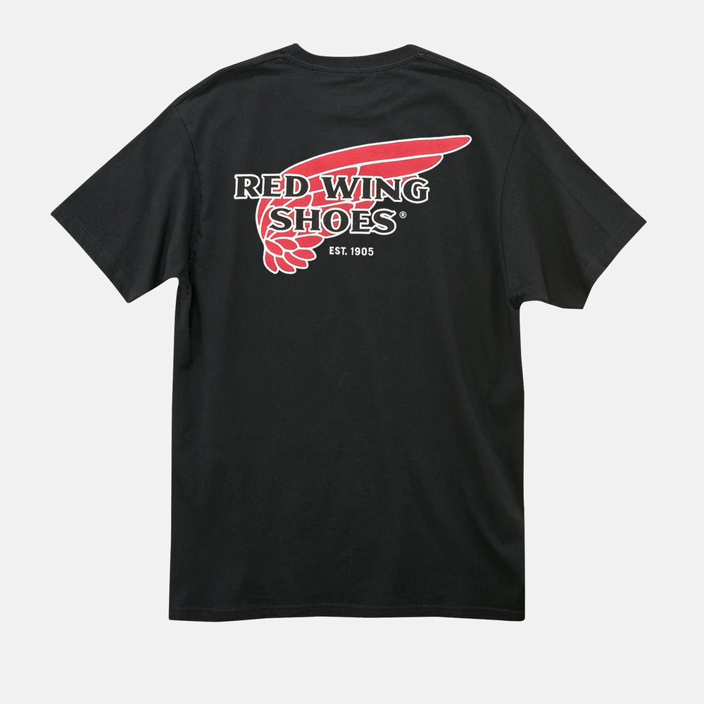 Red Wing Shoes | Unisex Red Wing Shoes Logo T-Shirt in Black 97611 | Red Wing Heritage