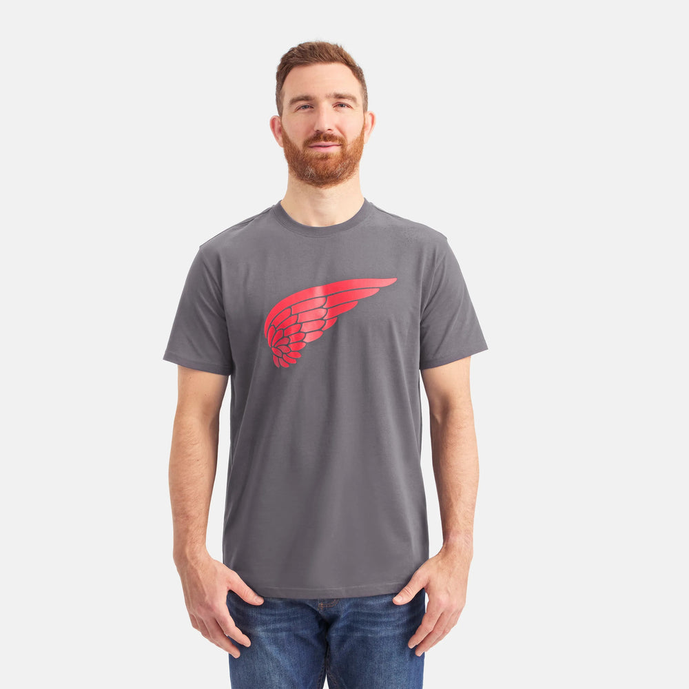 Red Wing Shoes | Short Sleeve Classic Wing Tee in Dark Gray