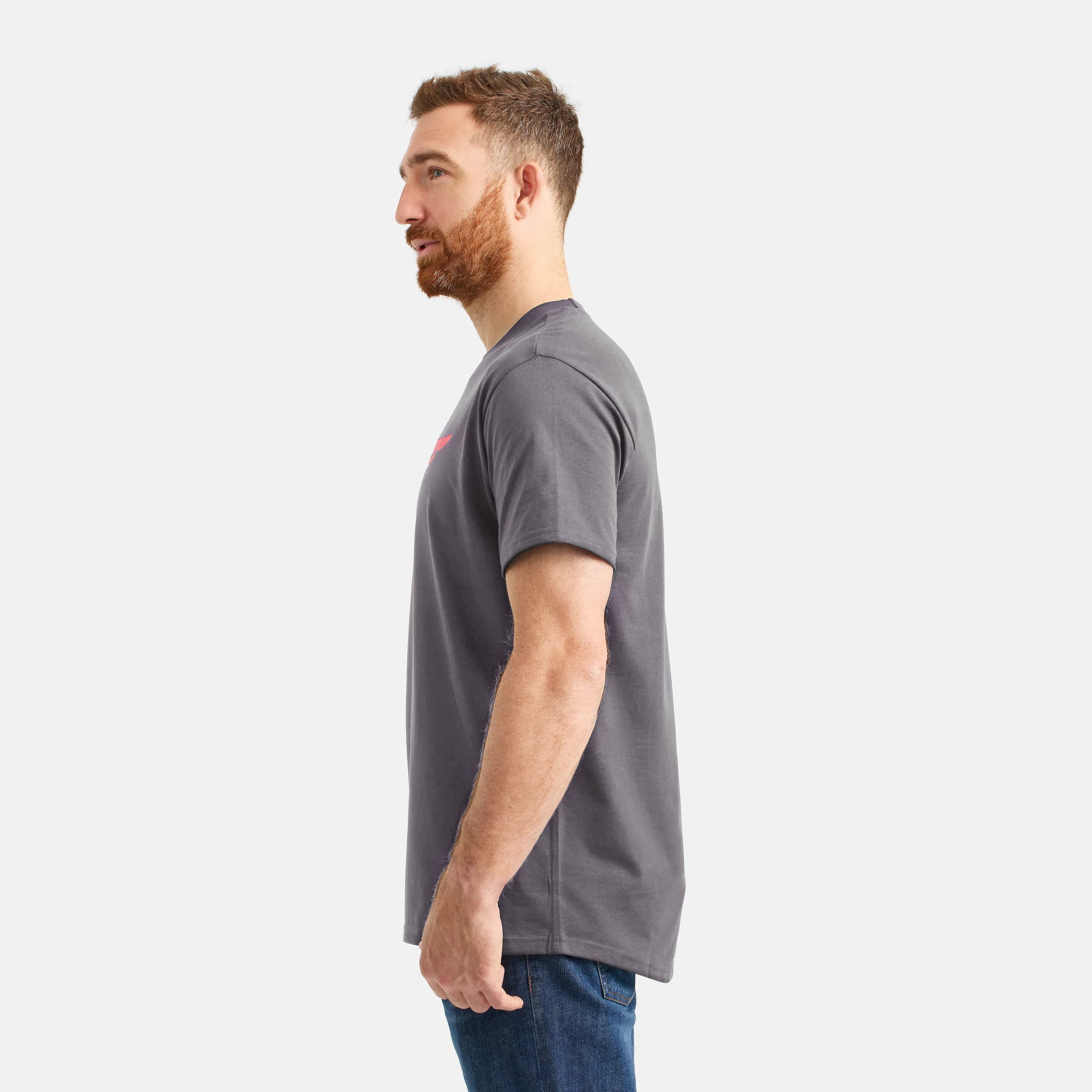 Red Wing Shoes | Short Sleeve Classic Wing Tee in Dark Gray