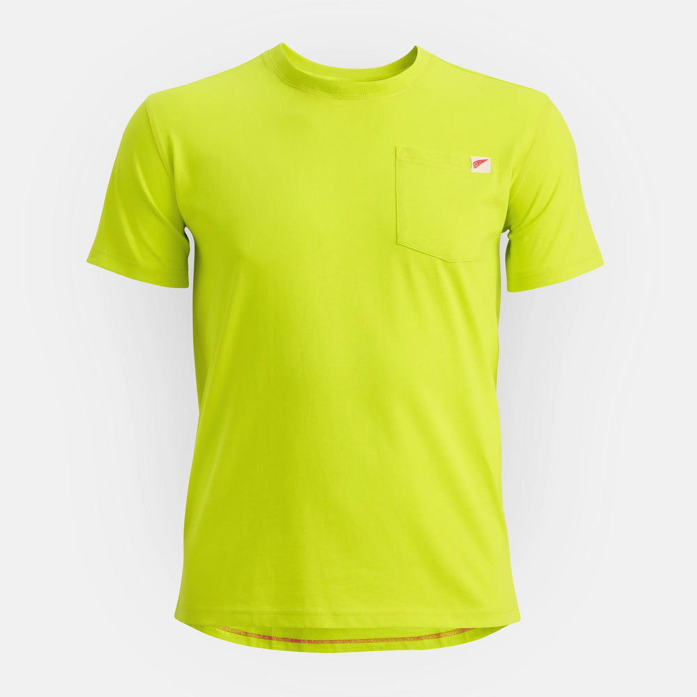 Red Wing Shoes | Short Sleeve Pocket T-Shirt in Bright Green 98472
