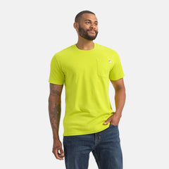 Red Wing Shoes | Short Sleeve Pocket T-Shirt in Bright Green 98472