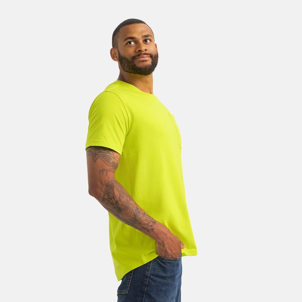 Red Wing Shoes | Short Sleeve Pocket T-Shirt in Bright Green 98472