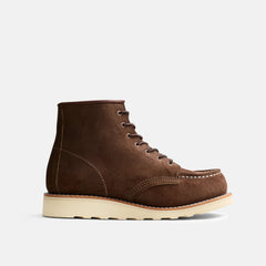 Red Wing Shoes | Classic Moc 6-Inch Boot in Chocolate Muleskinner Leather 3476 | Red Wing Heritage