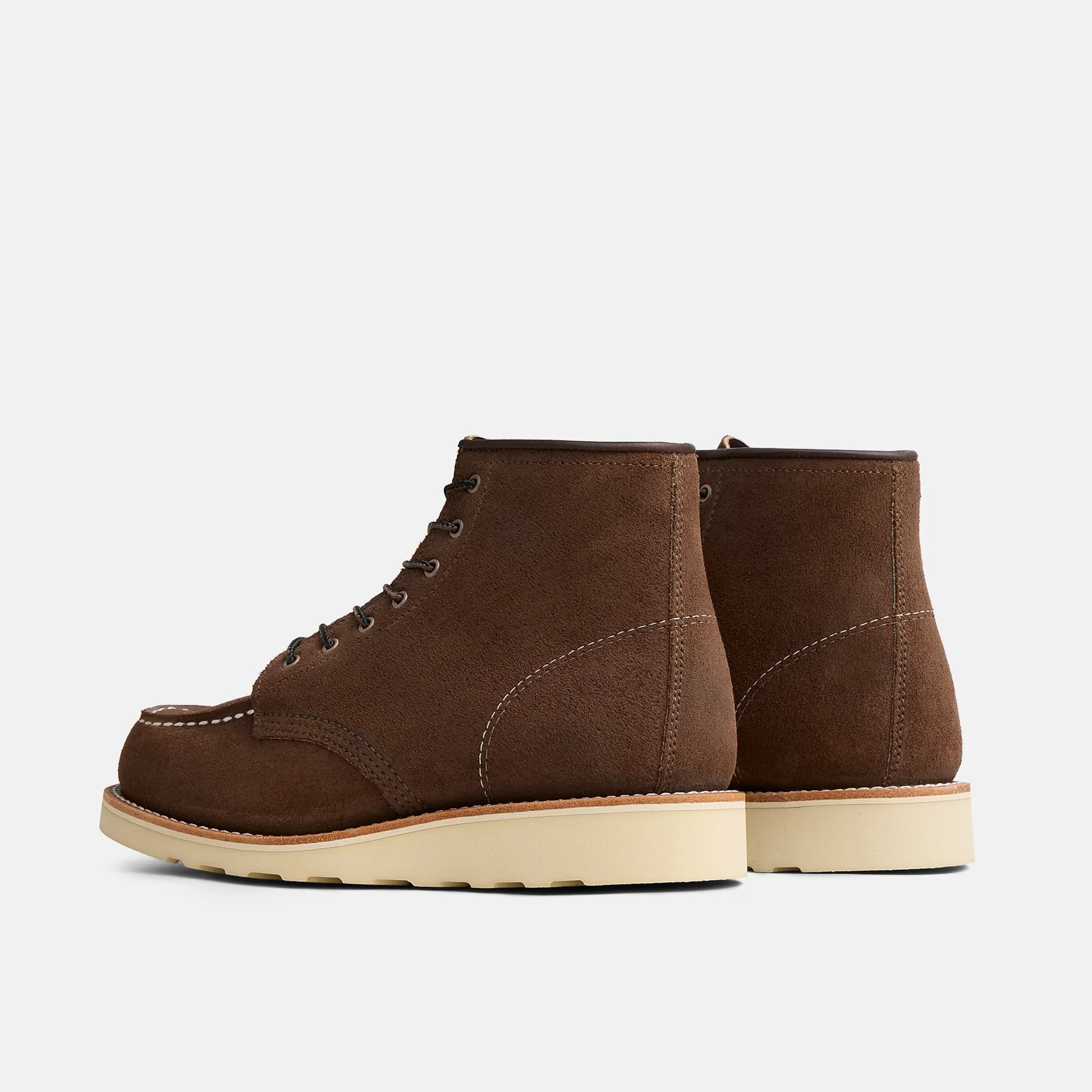 Red Wing Shoes | Classic Moc 6-Inch Boot in Chocolate Muleskinner Leather 3476 | Red Wing Heritage