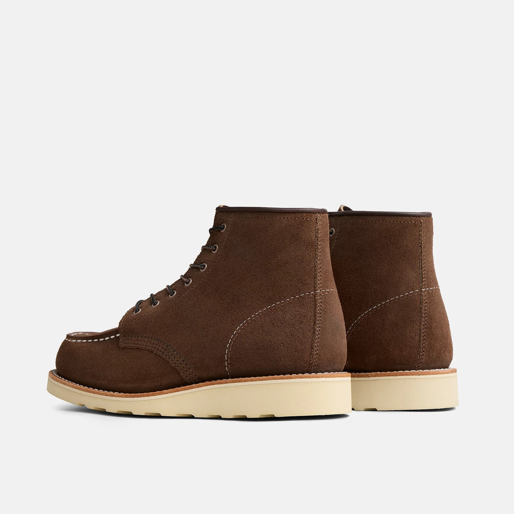 Red Wing Shoes | Classic Moc 6-Inch Boot in Chocolate Muleskinner Leather 3476 | Red Wing Heritage