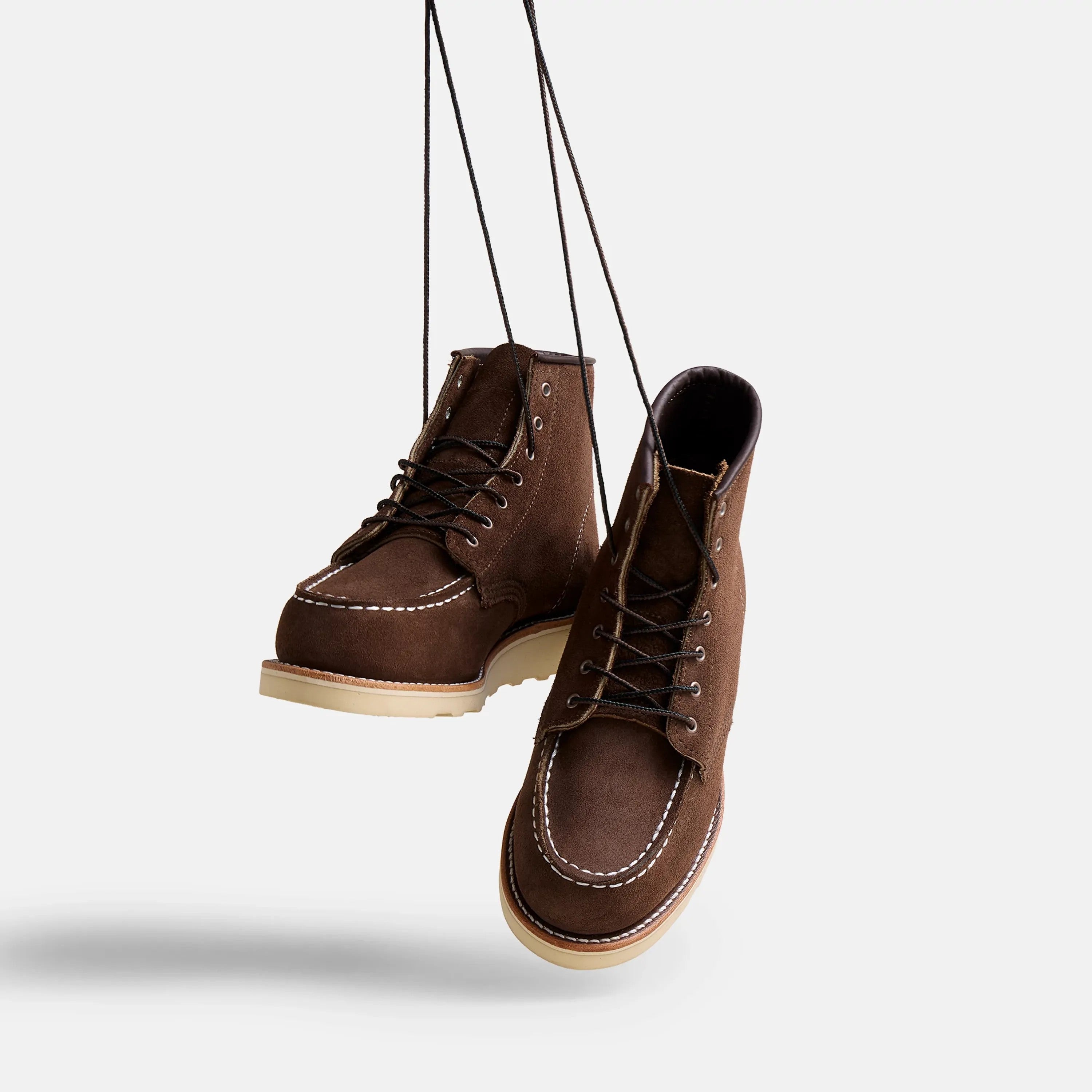 Red Wing Shoes | Classic Moc 6-Inch Boot in Chocolate Muleskinner Leather 3476 | Red Wing Heritage