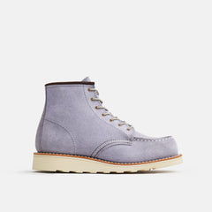 Red Wing Shoes | 6-Inch Classic Moc Short Boot in Lavender Leather 3300 | Red Wing Heritage