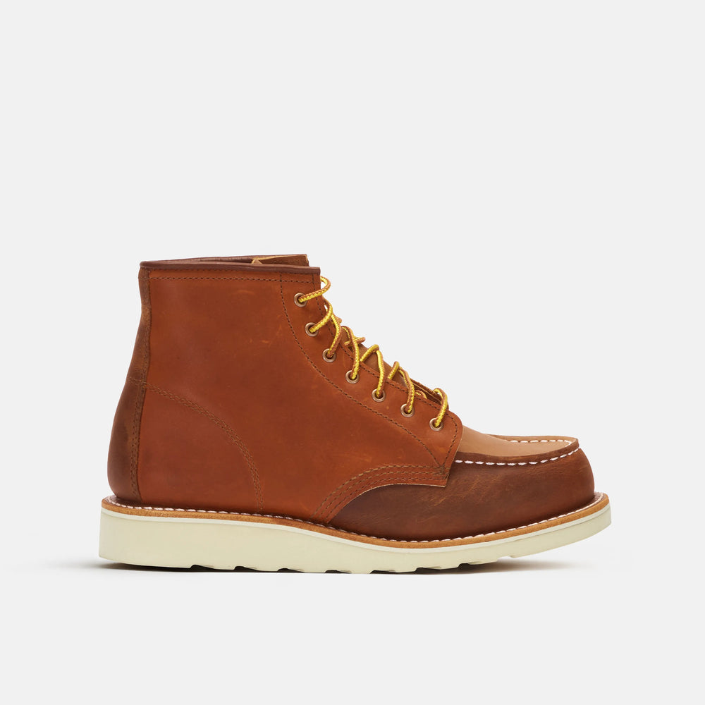 Red Wing Shoes | 6-Inch Classic Moc Short Boot in Multi Brown 3475 | Red Wing Heritage