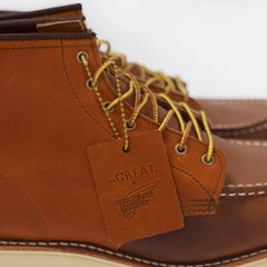 Red Wing Shoes | 6-Inch Classic Moc Short Boot in Multi Brown 3475 | Red Wing Heritage