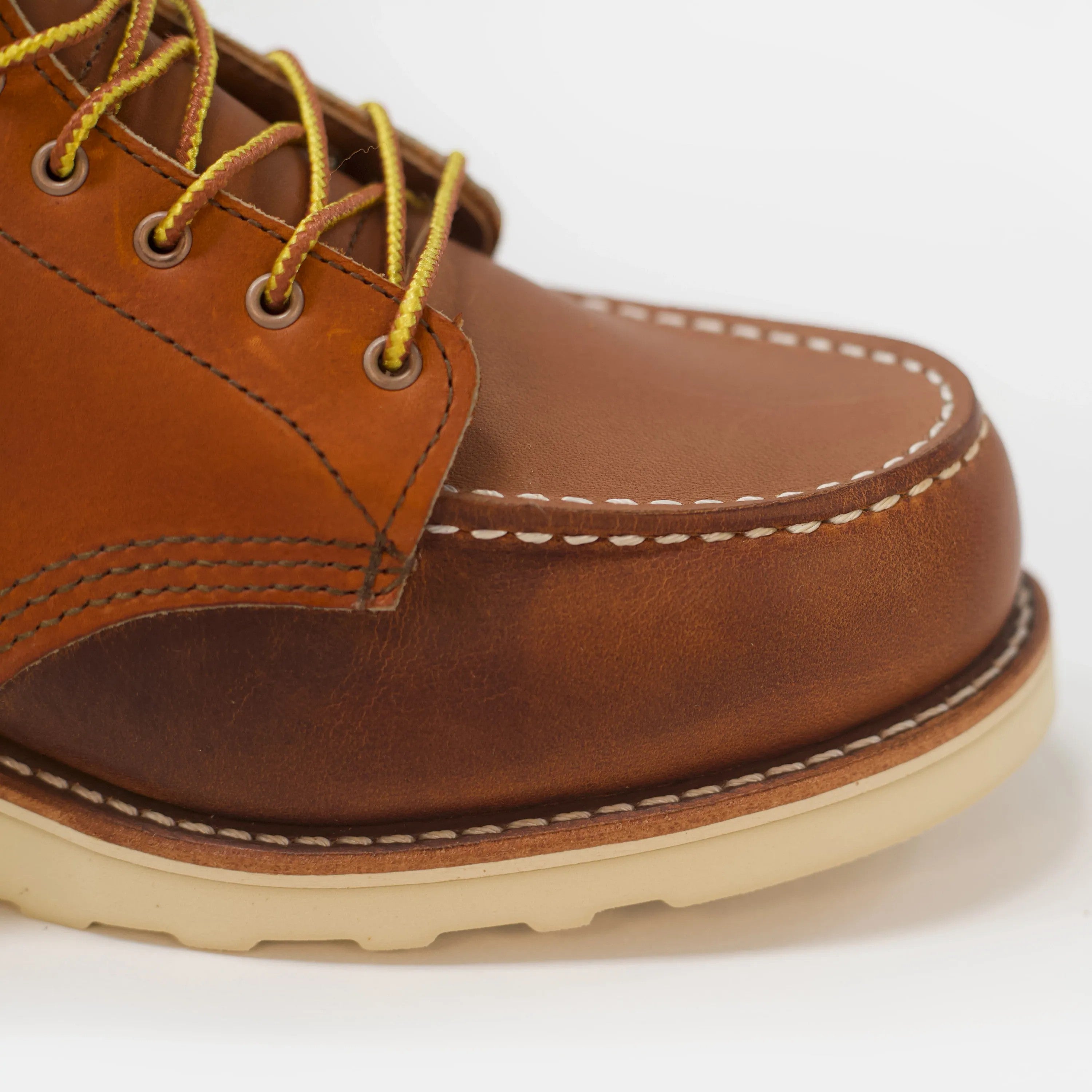 Red Wing Shoes | 6-Inch Classic Moc Short Boot in Multi Brown 3475 | Red Wing Heritage