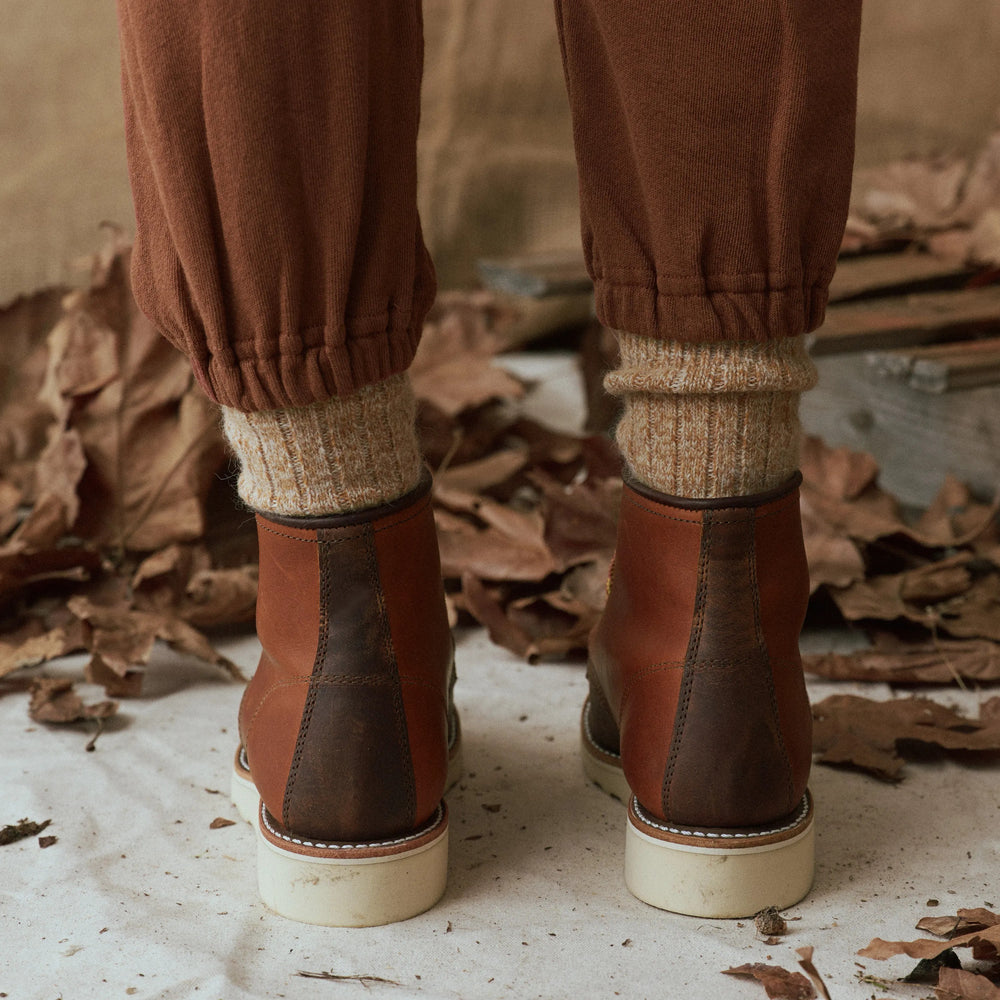 Red Wing Shoes | 6-Inch Classic Moc Short Boot in Multi Brown 3475 | Red Wing Heritage