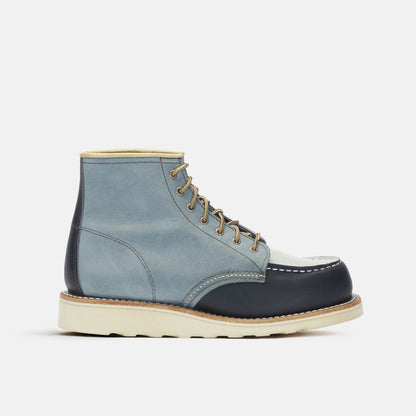 Red Wing Shoes | 6-Inch Classic Moc Short Boot in Multi Indigo 3466 | Red Wing Heritage