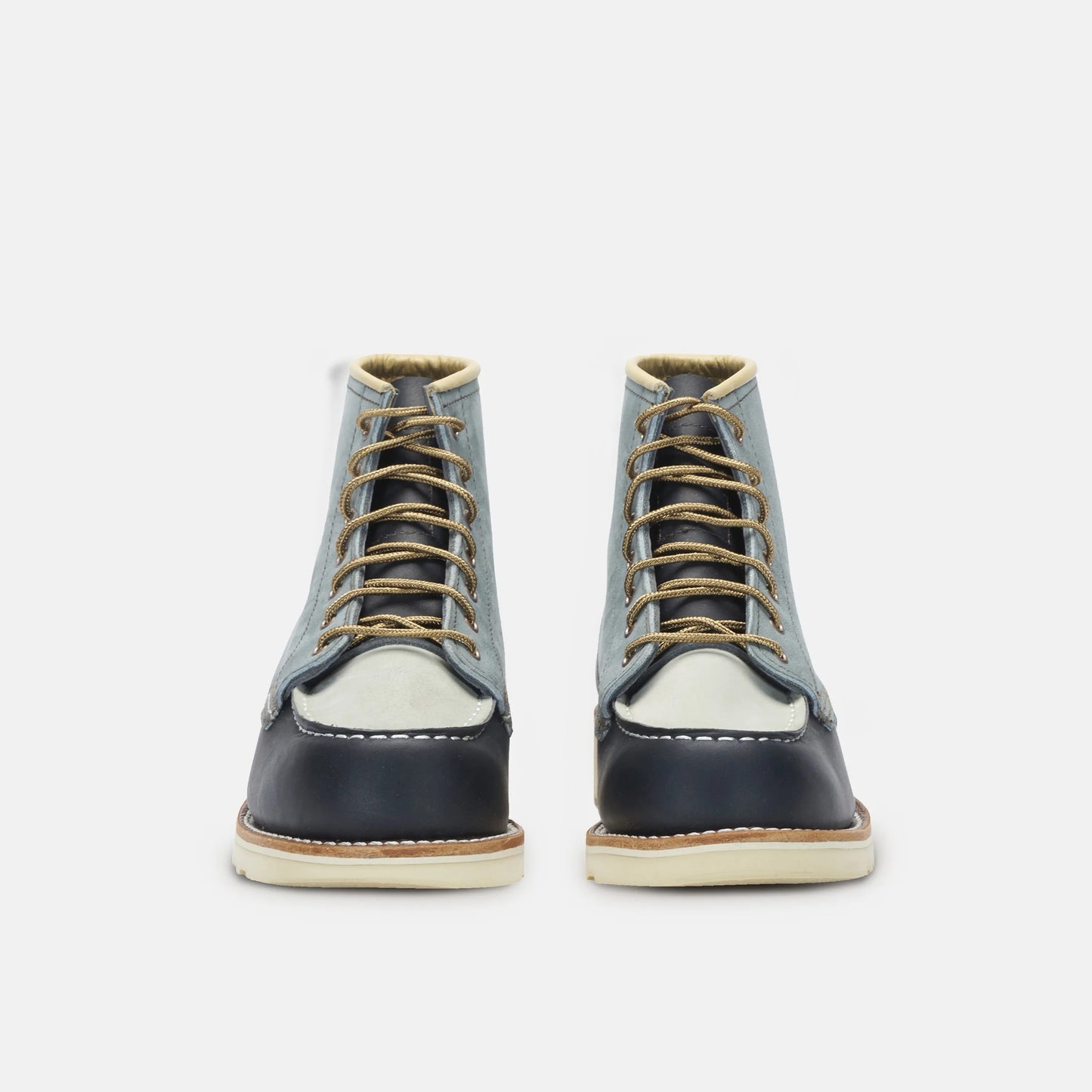 Red Wing Shoes | 6-Inch Classic Moc Short Boot in Multi Indigo 3466 | Red Wing Heritage