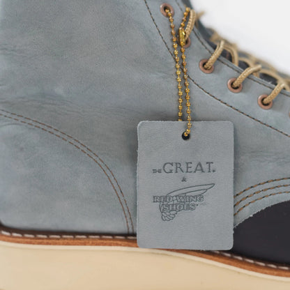Red Wing Shoes | 6-Inch Classic Moc Short Boot in Multi Indigo 3466 | Red Wing Heritage
