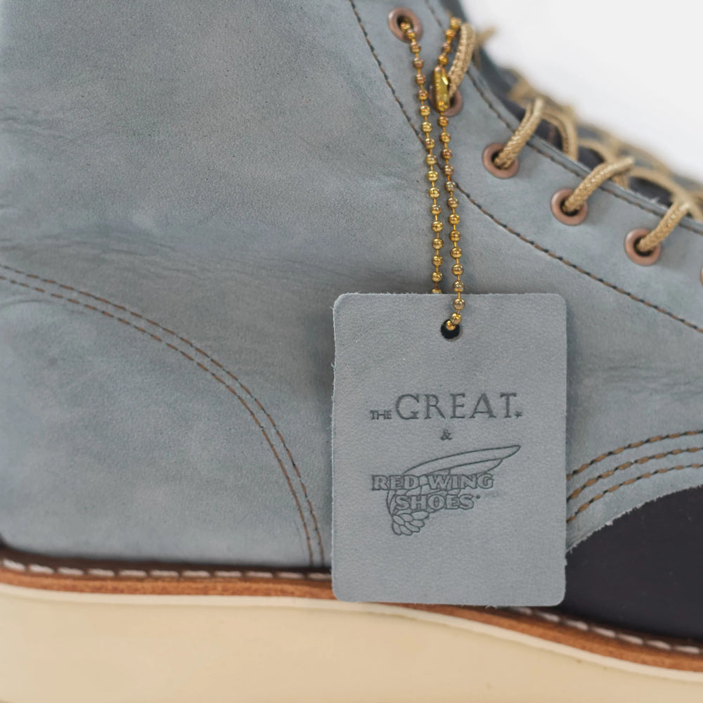 Red Wing Shoes | 6-Inch Classic Moc Short Boot in Multi Indigo 3466 | Red Wing Heritage
