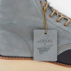 Red Wing Shoes | 6-Inch Classic Moc Short Boot in Multi Indigo 3466 | Red Wing Heritage