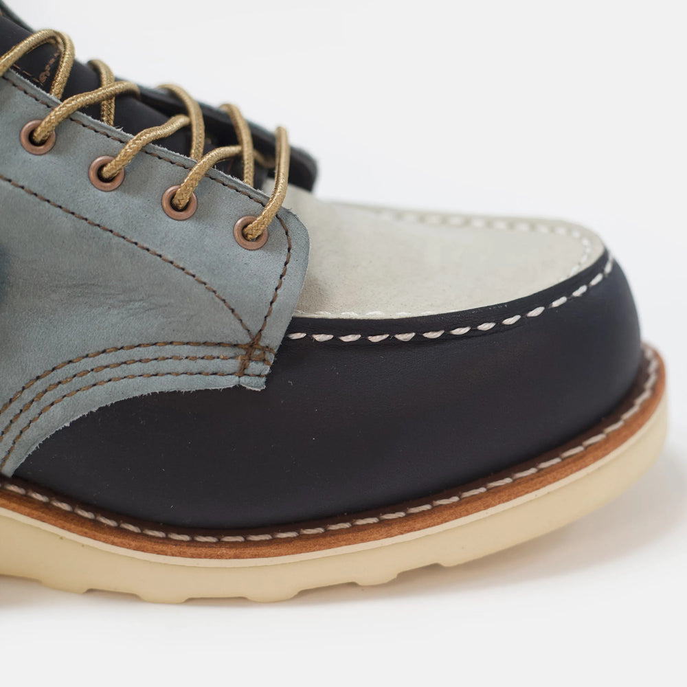 Red Wing Shoes | 6-Inch Classic Moc Short Boot in Multi Indigo 3466 | Red Wing Heritage