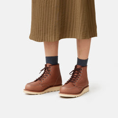 Red Wing Shoes | 6-Inch Classic Moc Short Boot in Mocha Leather 3426 | Red Wing Heritage