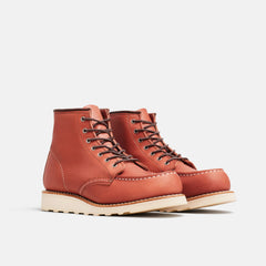 Red Wing Shoes | 6-Inch Classic Moc Short Boot in Auburn Leather 3425 | Red Wing Heritage