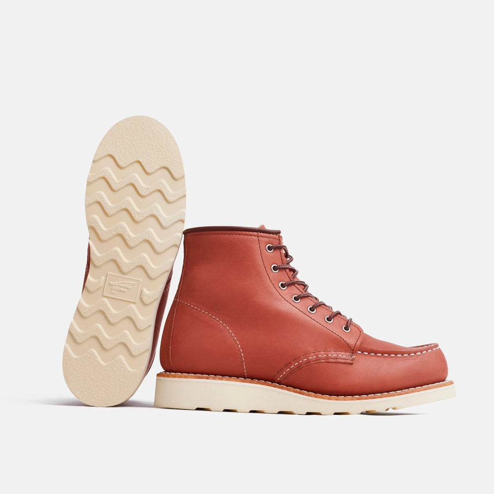 Red Wing Shoes | 6-Inch Classic Moc Short Boot in Auburn Leather 3425 | Red Wing Heritage