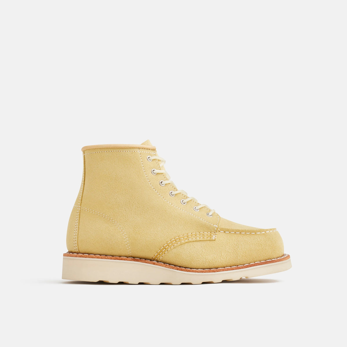 Red Wing Shoes | 6-Inch Classic Moc Short Boot in Yellow Leather 3423 | Red Wing Heritage