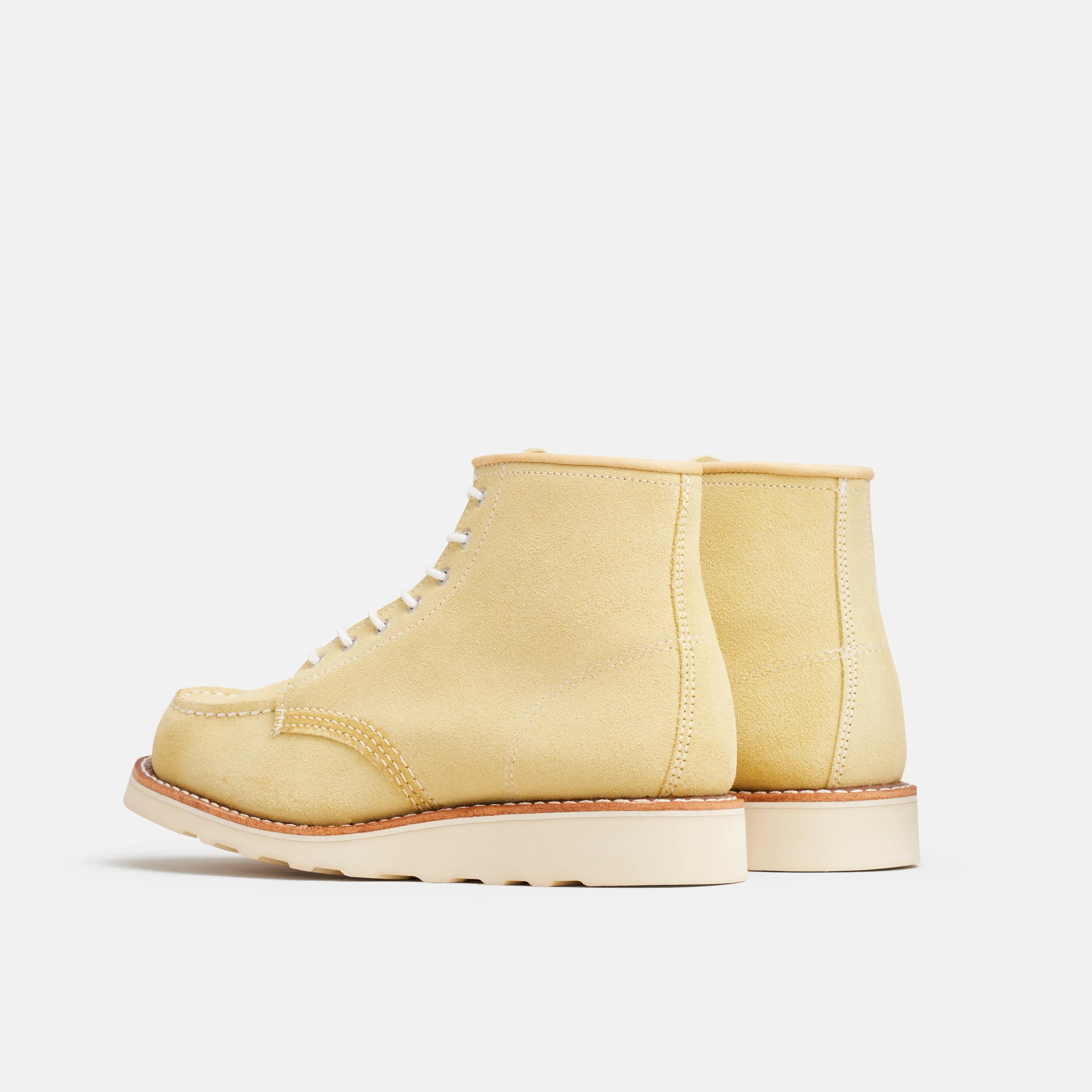 Red Wing Shoes | 6-Inch Classic Moc Short Boot in Yellow Leather 3423 | Red Wing Heritage