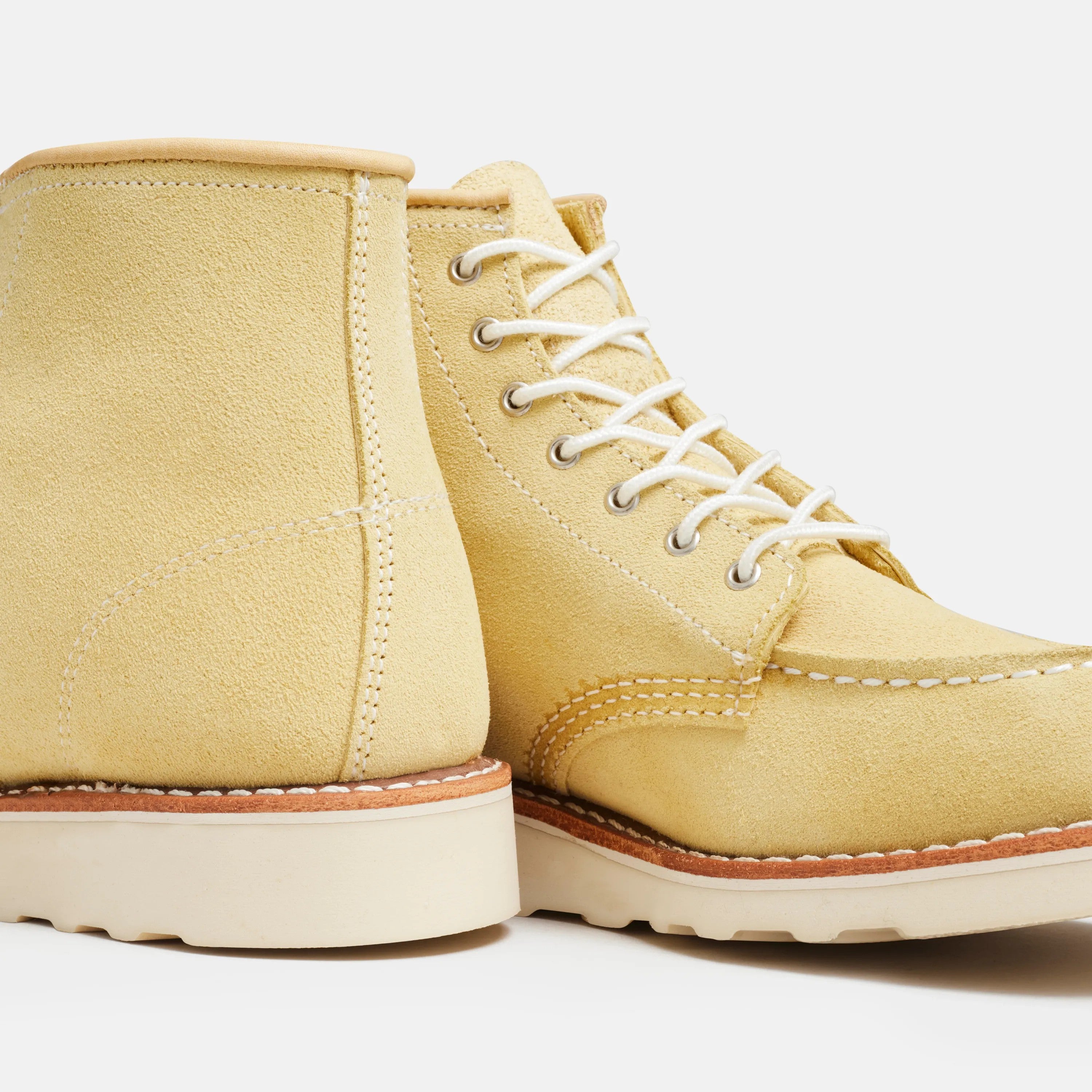 Red Wing Shoes | 6-Inch Classic Moc Short Boot in Yellow Leather 3423 | Red Wing Heritage