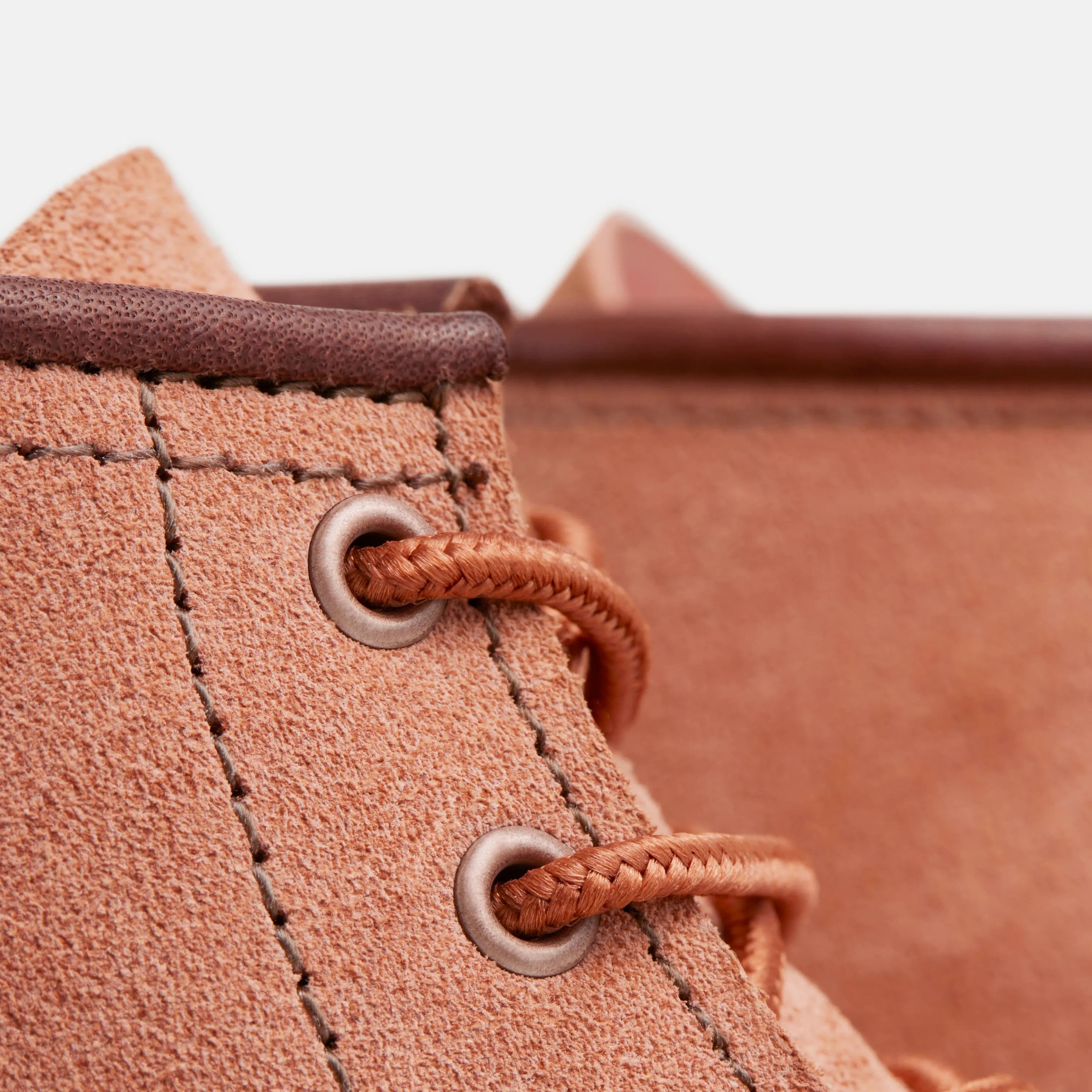 Red Wing Shoes | 6-Inch Classic Moc Short Boot in Pink Leather 3328 | Red Wing Heritage