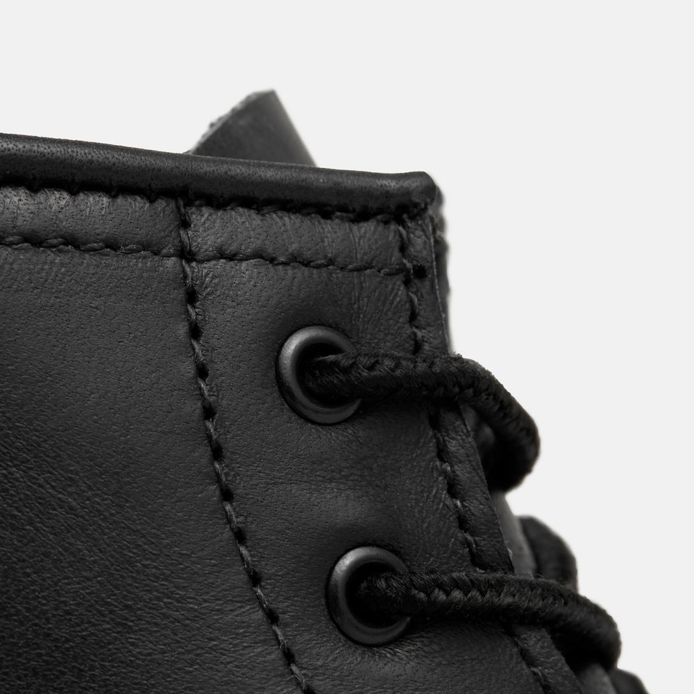 Red Wing Shoes | 6-Inch Classic Moc Short Boot in Black Leather 3380 | Red Wing Heritage