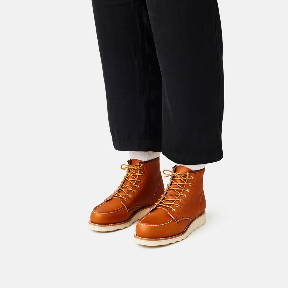 Red Wing Shoes | 6-Inch Classic Moc Short Boot in Brown Leather 3375 | Red Wing Heritage