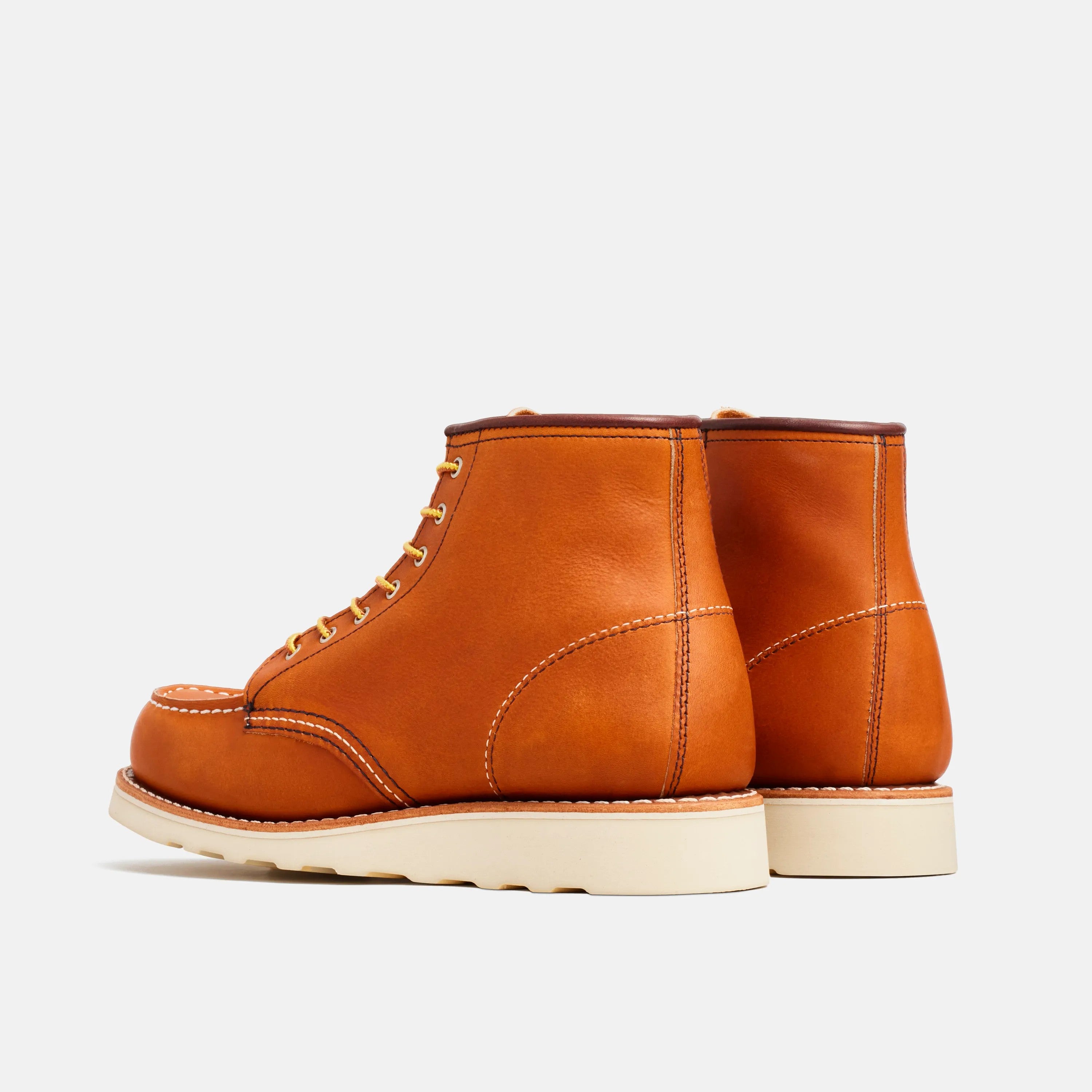 Red Wing Shoes | 6-Inch Classic Moc Short Boot in Brown Leather 3375 | Red Wing Heritage