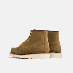 Red Wing Shoes | 6-Inch Classic Moc Short Boot in Light Brown Leather 3377 | Red Wing Heritage