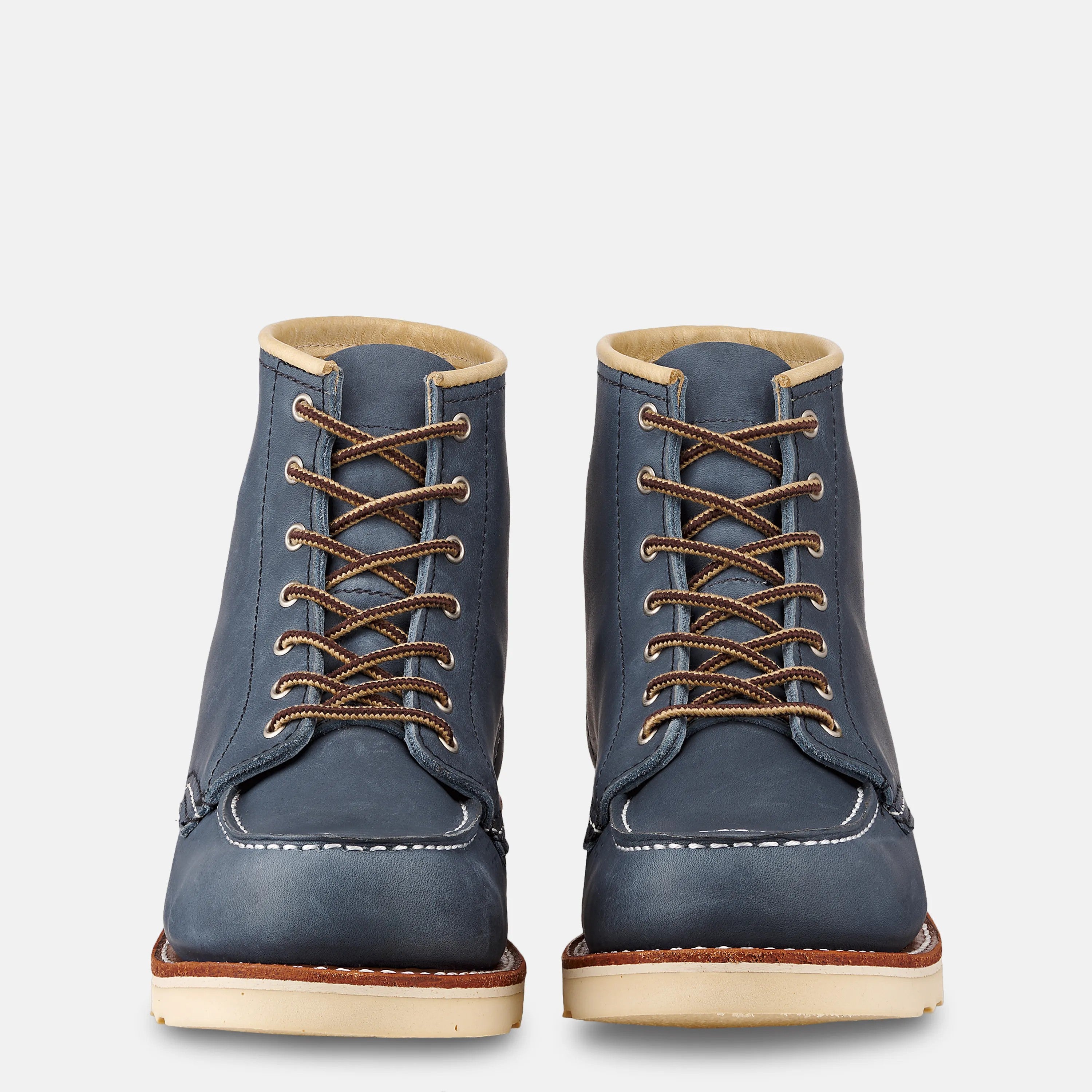 Red Wing Shoes | 6-Inch Moc Short Boot in Blue Leather 3353 | Red Wing Heritage